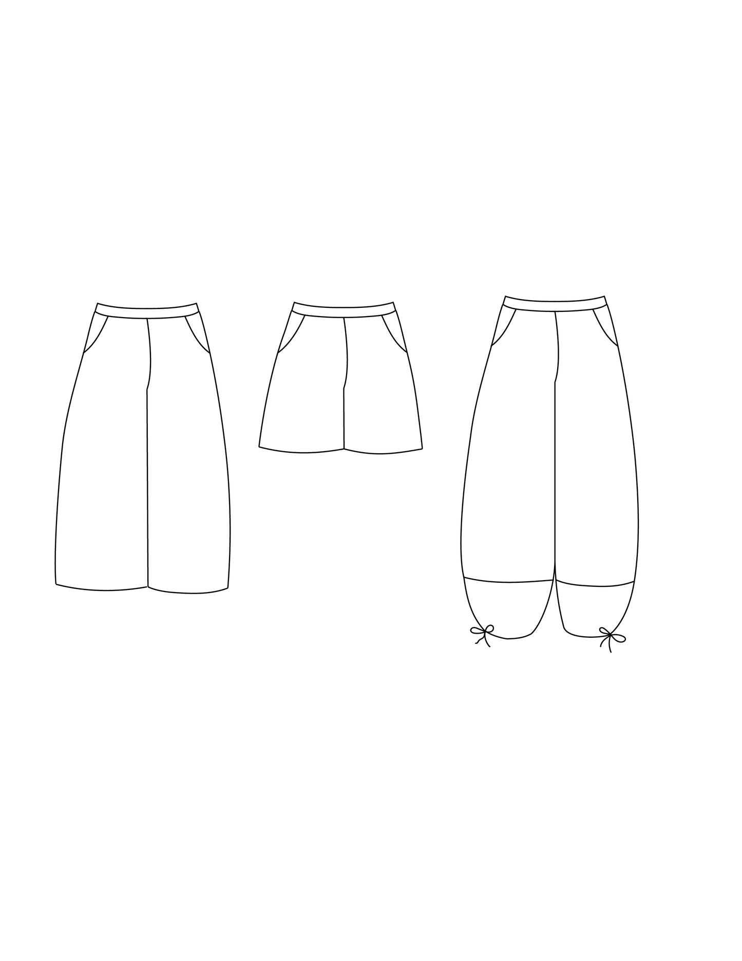 The Willow Trousers - PDF Sewing Pattern
