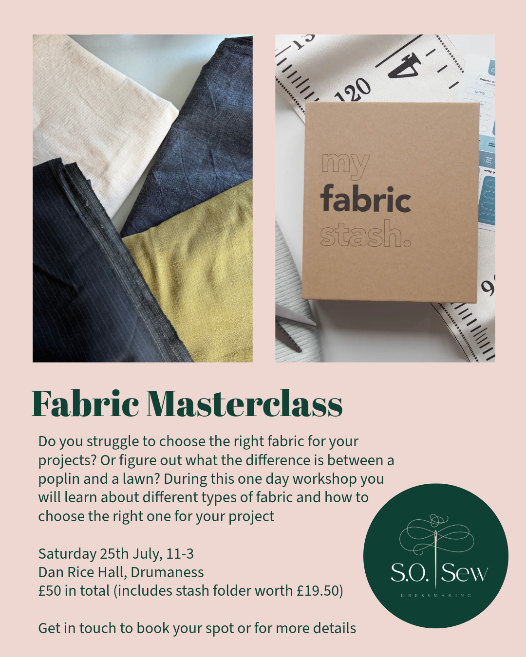 Fabric Masterclass 25th July 2026