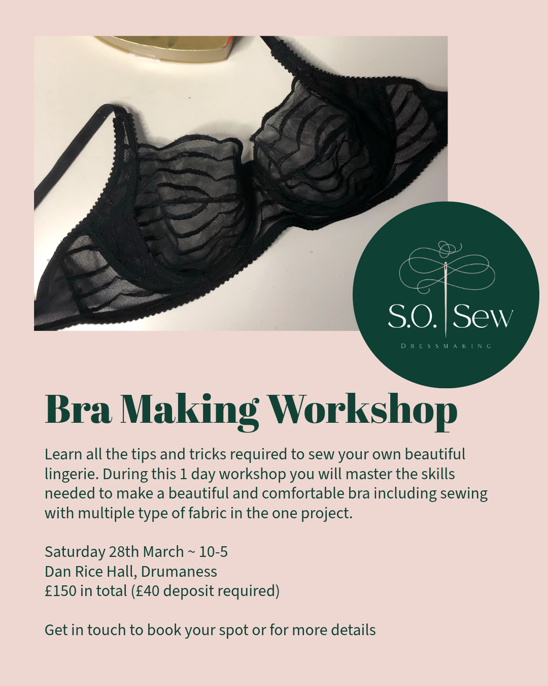 Bra Making Workshop - 28th March 2026