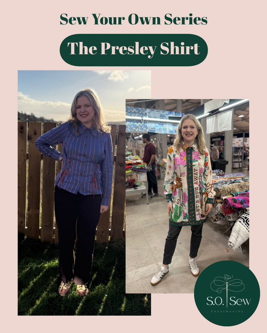 Sew Your Own Series - The Presley Shirt - 13th June 2026