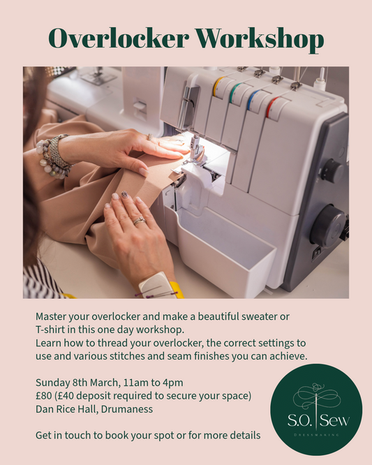 Overlocker Workshop - Sunday 8th March 2026