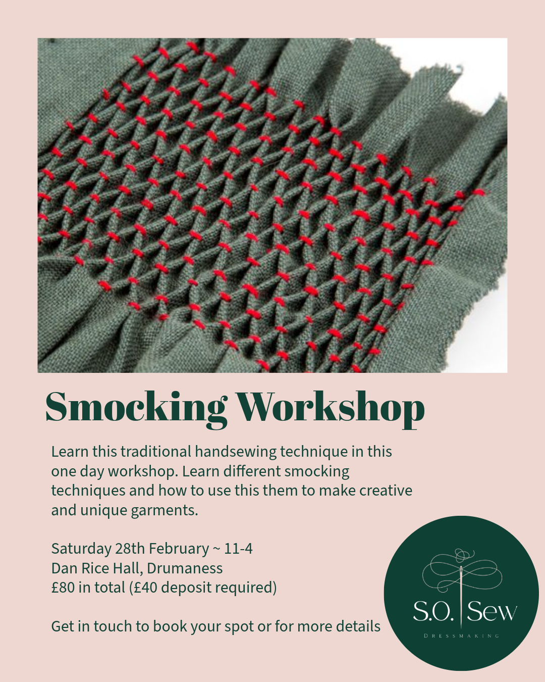 Smocking Workshop - 28th February 2026
